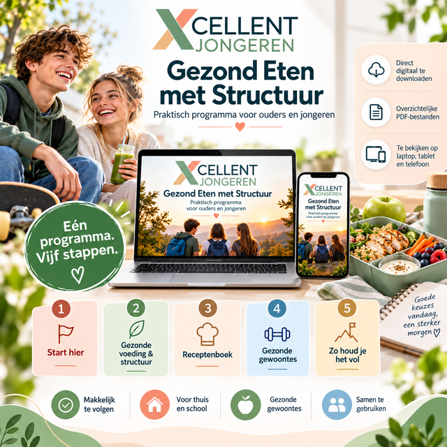 Xcellent Jongeren – Gezond Eten met Structuur